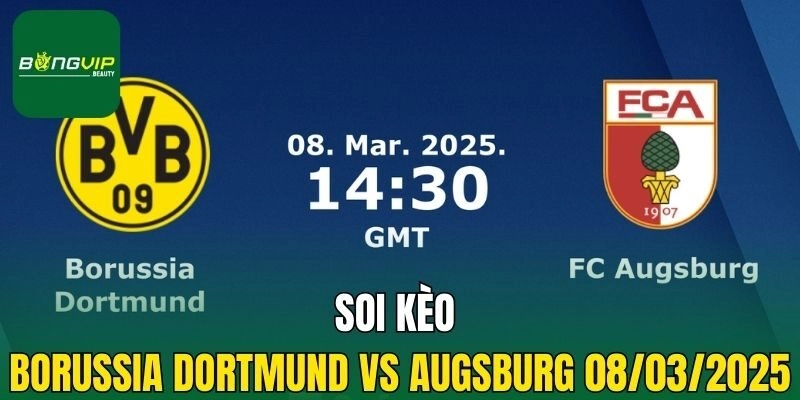 Soi kèo Borussia Dortmund vs Augsburg 08/03/2025
